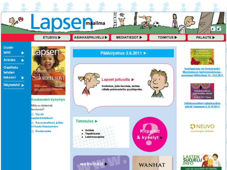 www.lapsenmaailma-lehti.fi