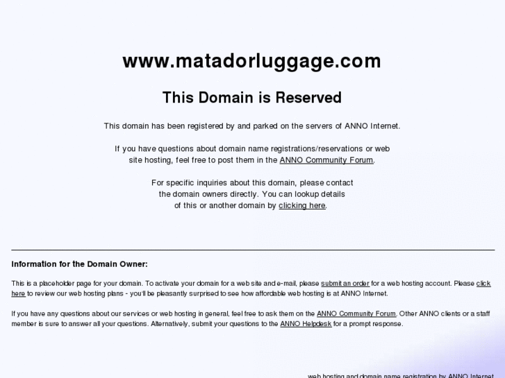 www.matadorluggage.com