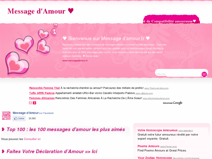 www.messagedamour.fr