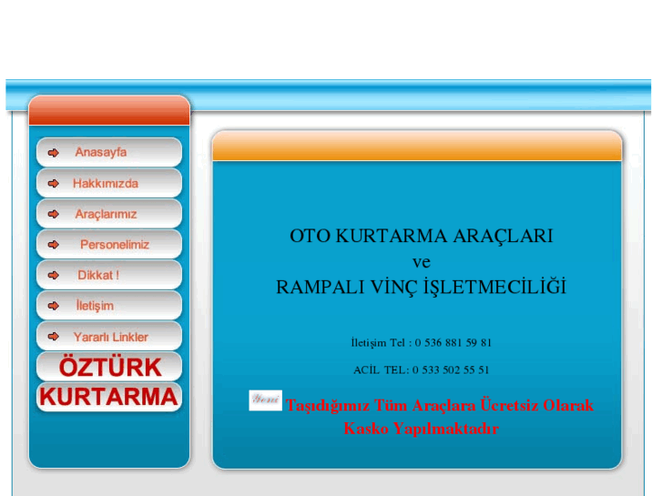 www.ozturkotokurtarma.com