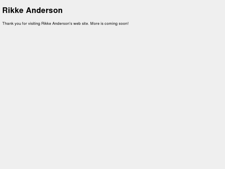 www.rikkeanderson.com