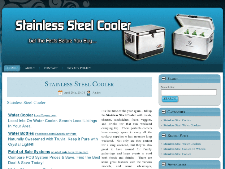 www.stainlesssteelcooler.net