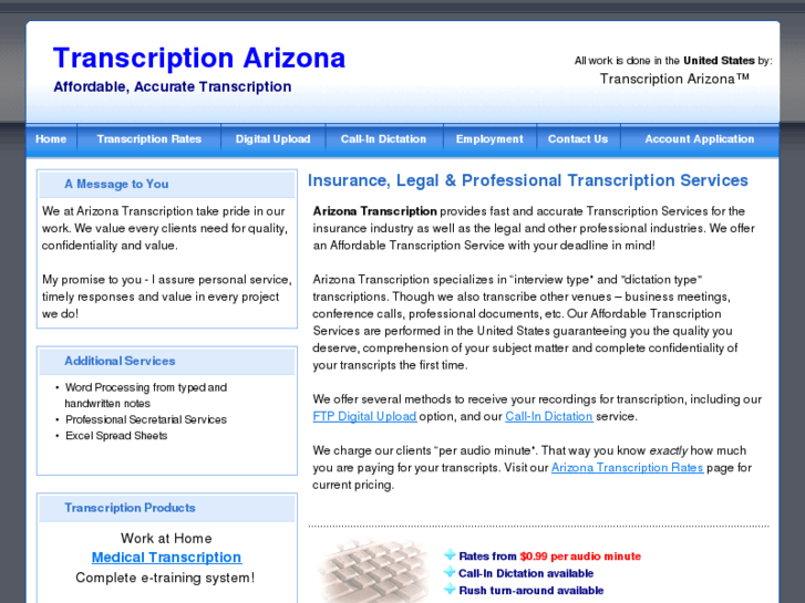 www.transcriptionarizona.com