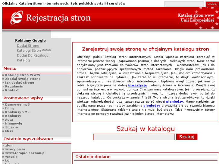 www.rejestracjastron.pl