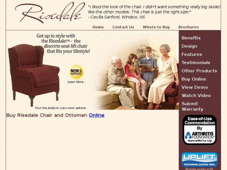 www.risedalechair.com