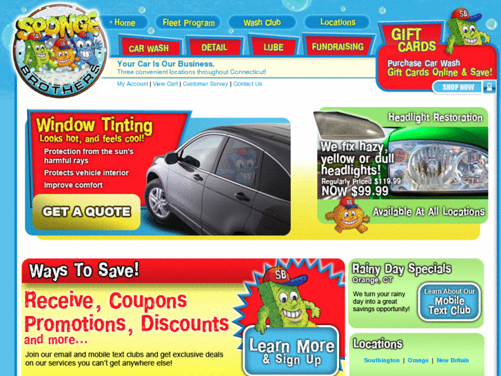 www.spongebrotherscarwash.com