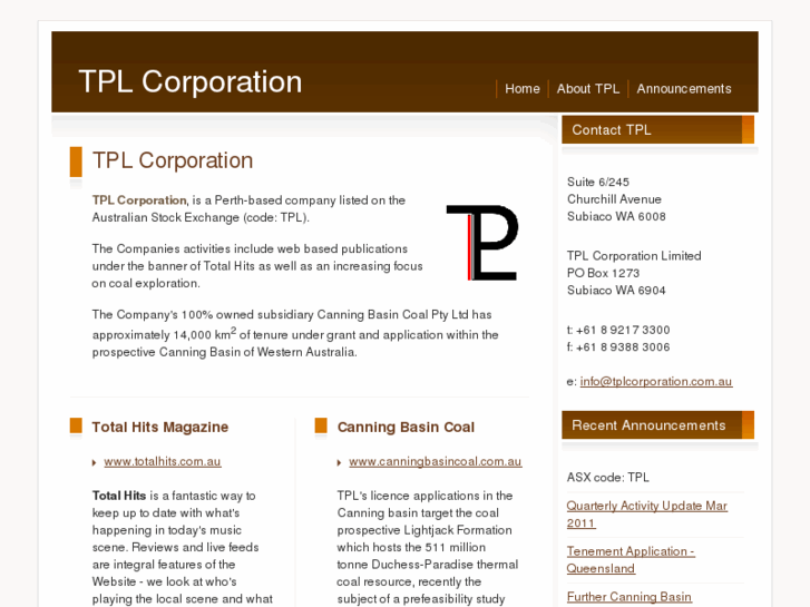 www.tplcorporation.com