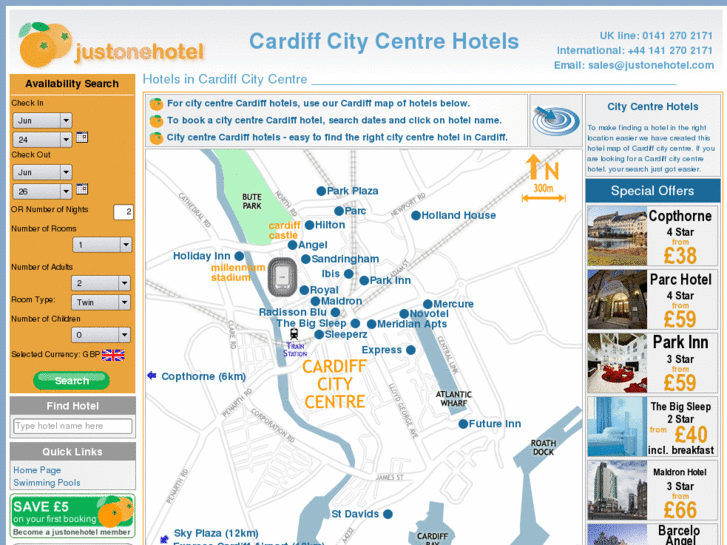 www.cardiffcitycentrehotels.com