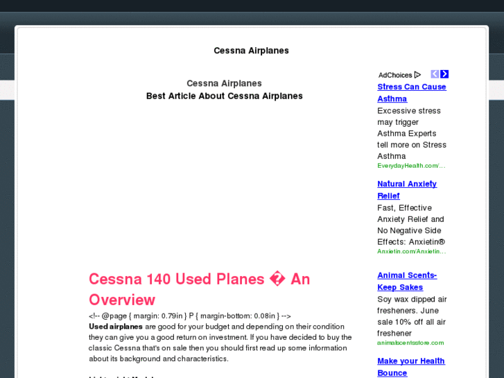 www.cessnaairplanes.org