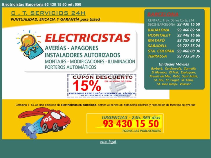 www.electricistasbarcelona.com