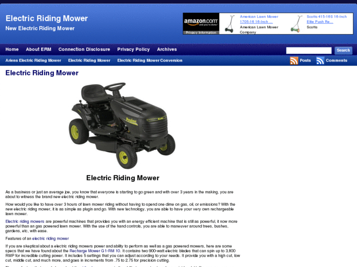 www.electricridingmower.net