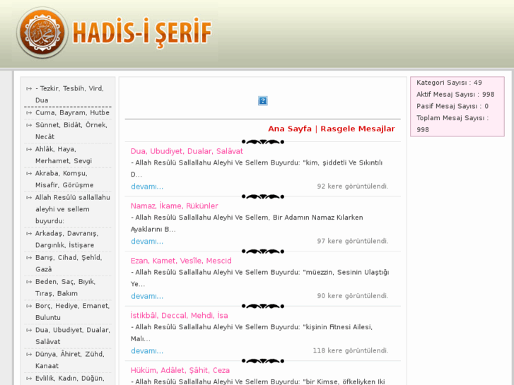 www.hadisiserif.com