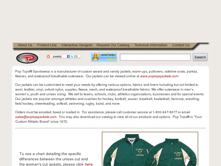 www.poptopsjackets.com