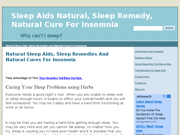 www.sleepaidsnatural.org