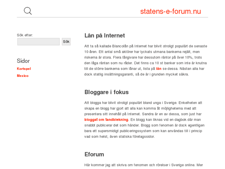 www.statens-e-forum.nu