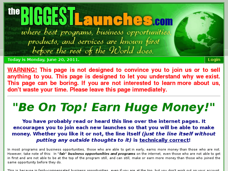 www.thebiggestlaunches.com