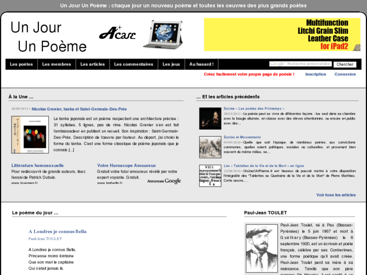 www.unjourunpoeme.fr