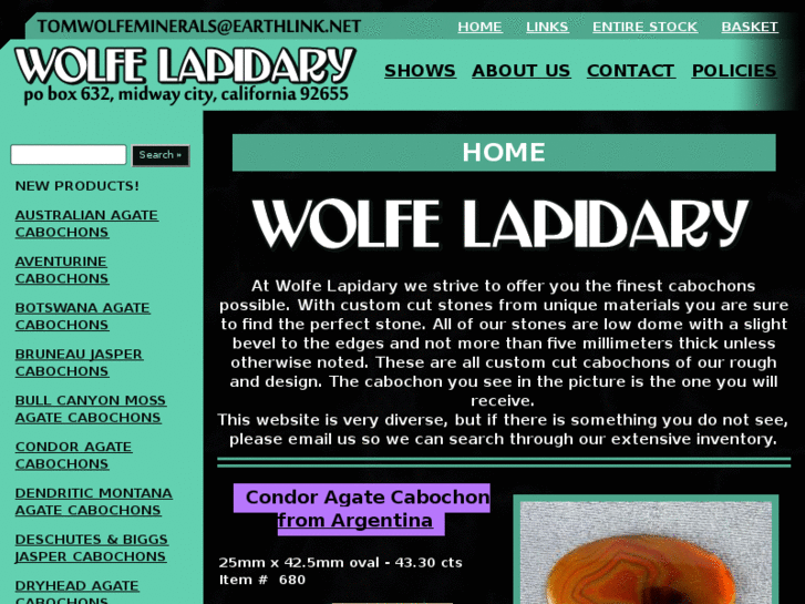 www.wolfelapidary.com