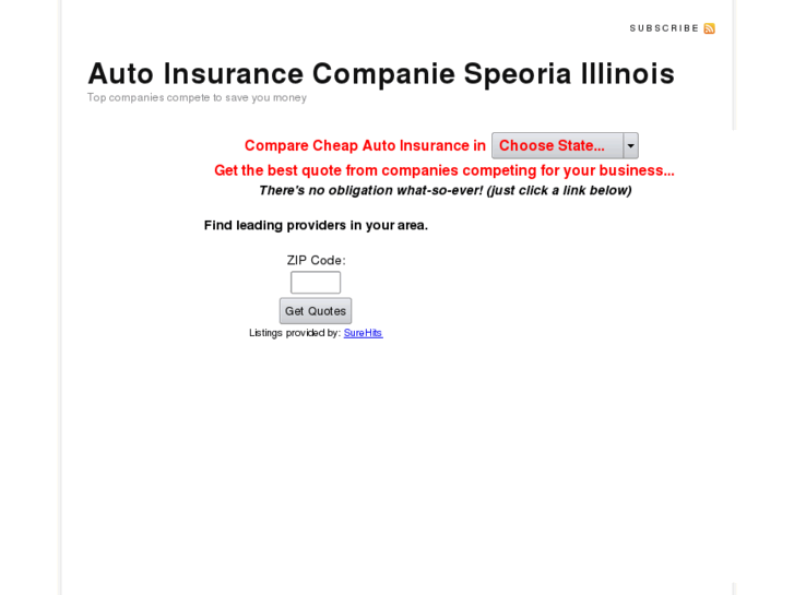 www.autoinsurancecompaniespeoriaillinois.com