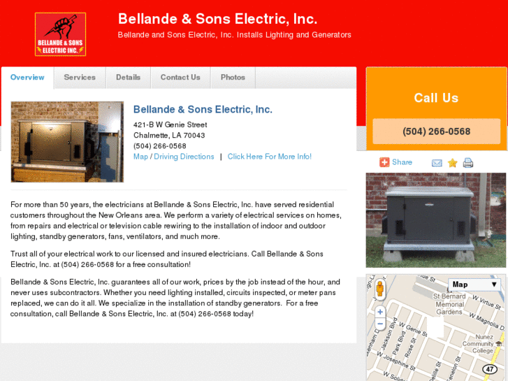 www.bellandeandsonselectric.net