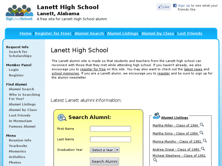 www.lanetthighschool.org