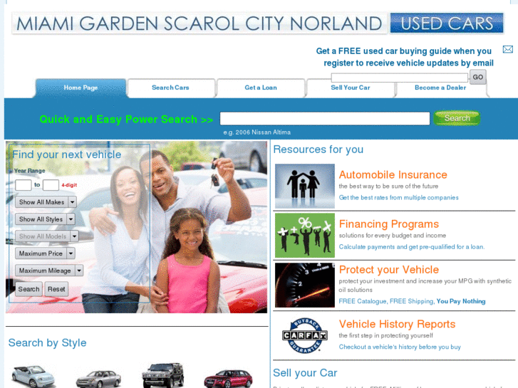 www.miamigardenscarolcitynorlandusedcars.com