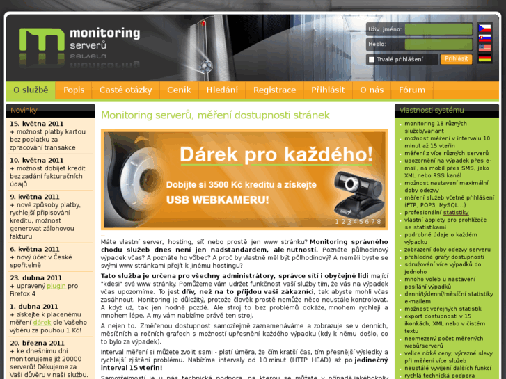 www.monitoring-serveru.cz