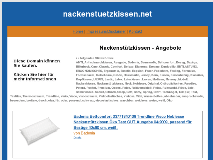 www.nackenstuetzkissen.net