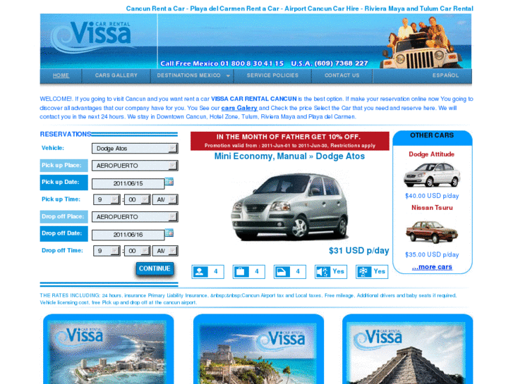 www.vissacarrental.com