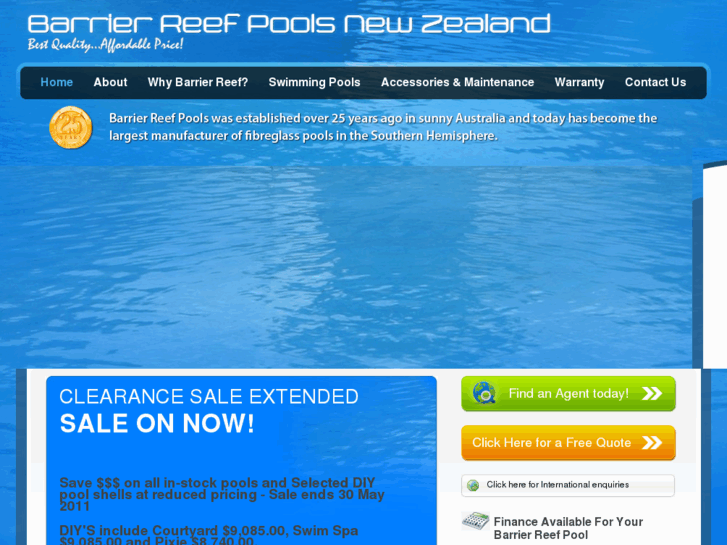 www.barrierreefpools.co.nz