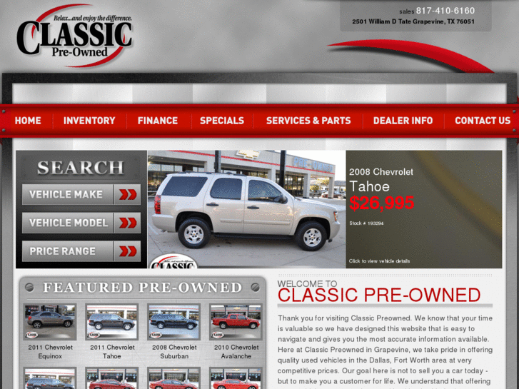 www.classicchevroletpreowned.com