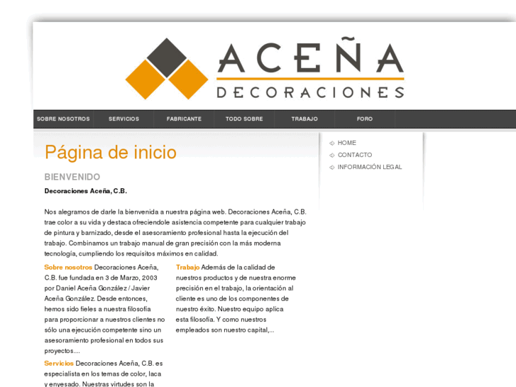 www.decoracionesacena.es