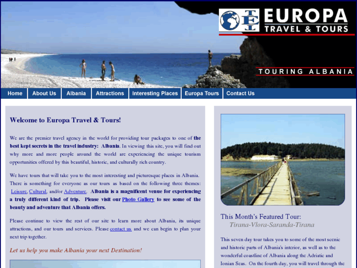 www.europatravel-al.com