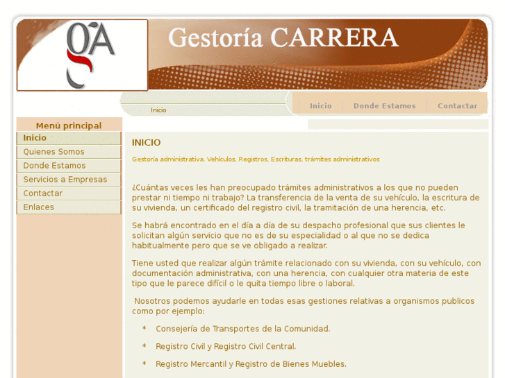 www.gestoriacarrera.com