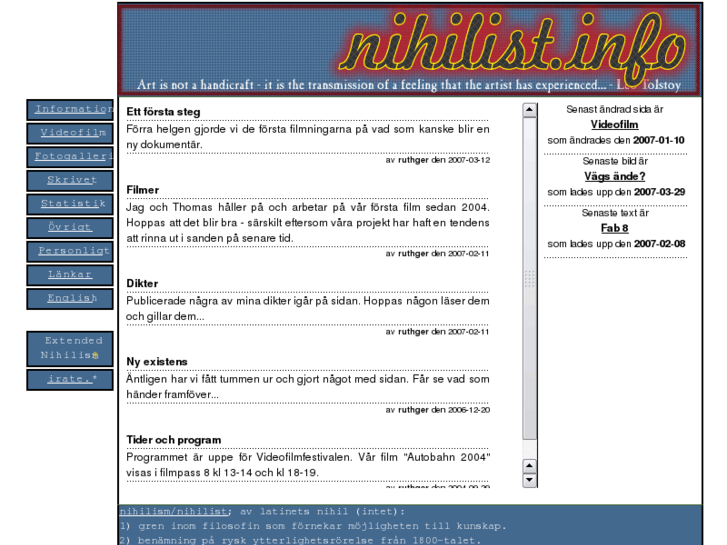 www.nihilist.info