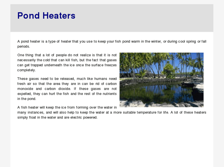 www.pondheater.net