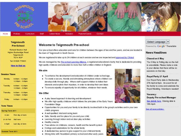 www.teignmouthpre-school.org.uk
