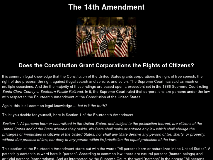 www.the14thamendment.info