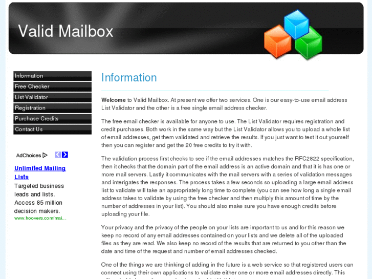www.validmailbox.com