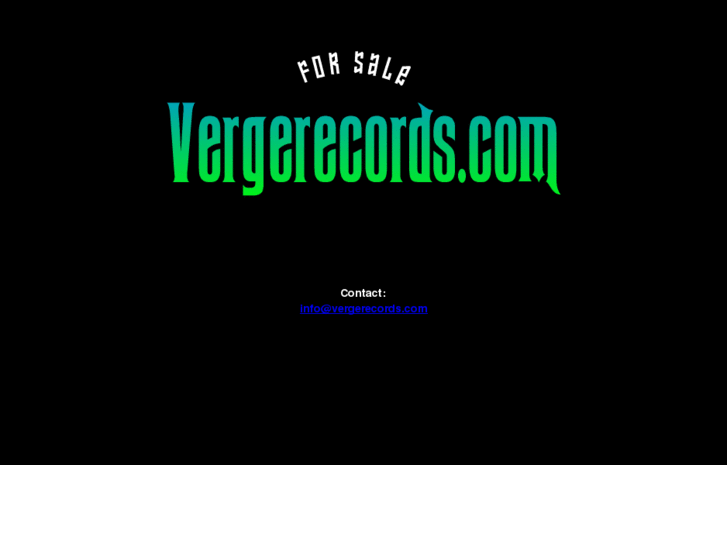 www.vergerecords.com