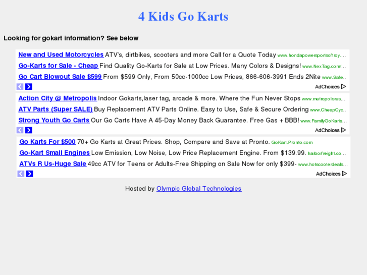 www.4kidsgokarts.com