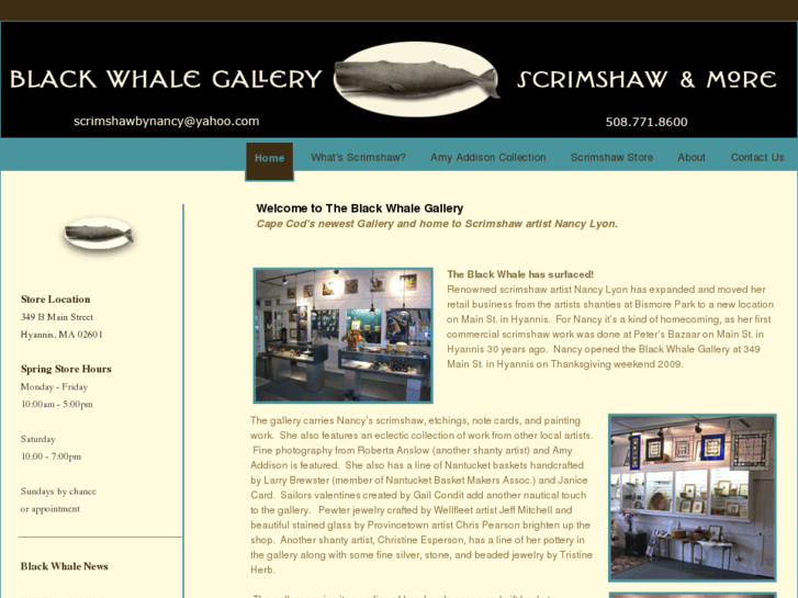 www.blackwhalegallery.com