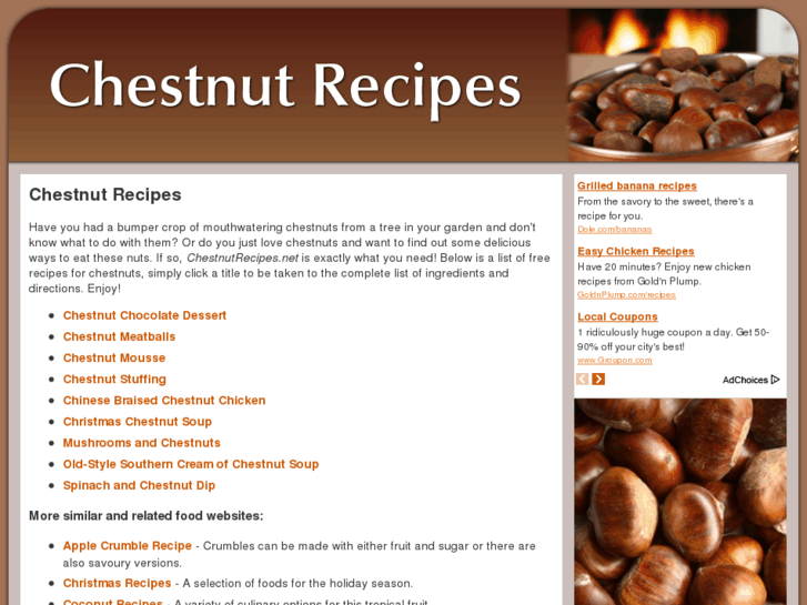 www.chestnutrecipes.net