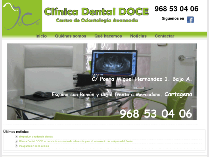 www.clinicadentaldoce.com