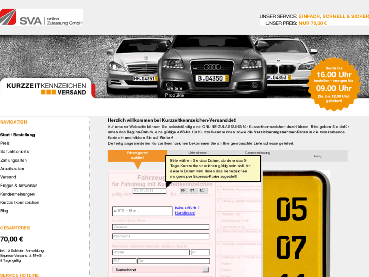www.kurzzeitkennzeichen-versand.de