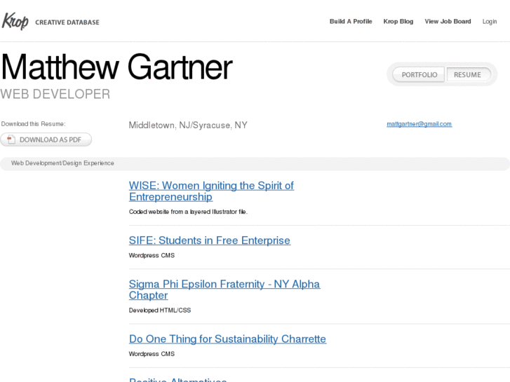 www.matthewgartner.com