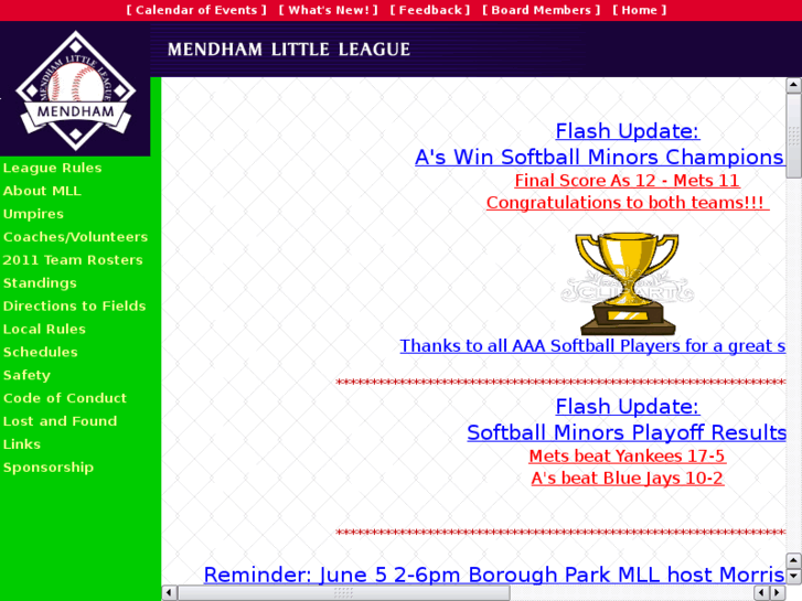 www.mendhamlittleleague.org