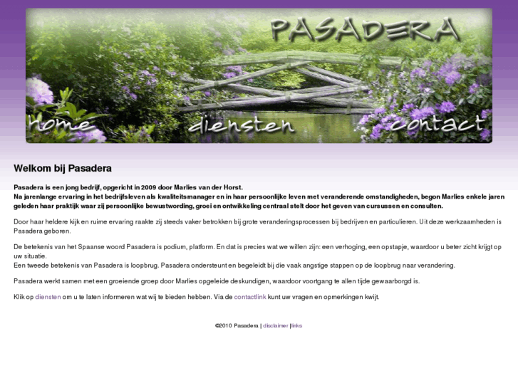 www.pasadera.nl