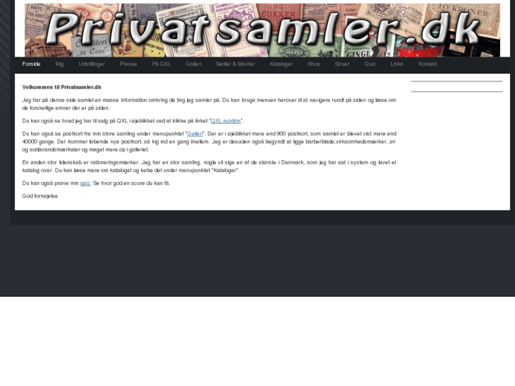 www.privatsamler.dk