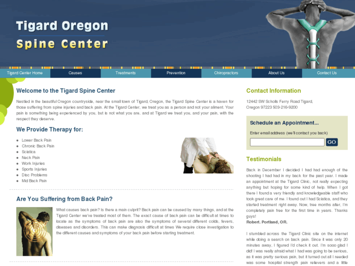 www.spinecentertigard.com